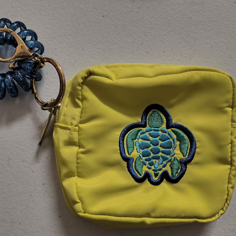 Simply Southern Yellow Turtle Wristlet
